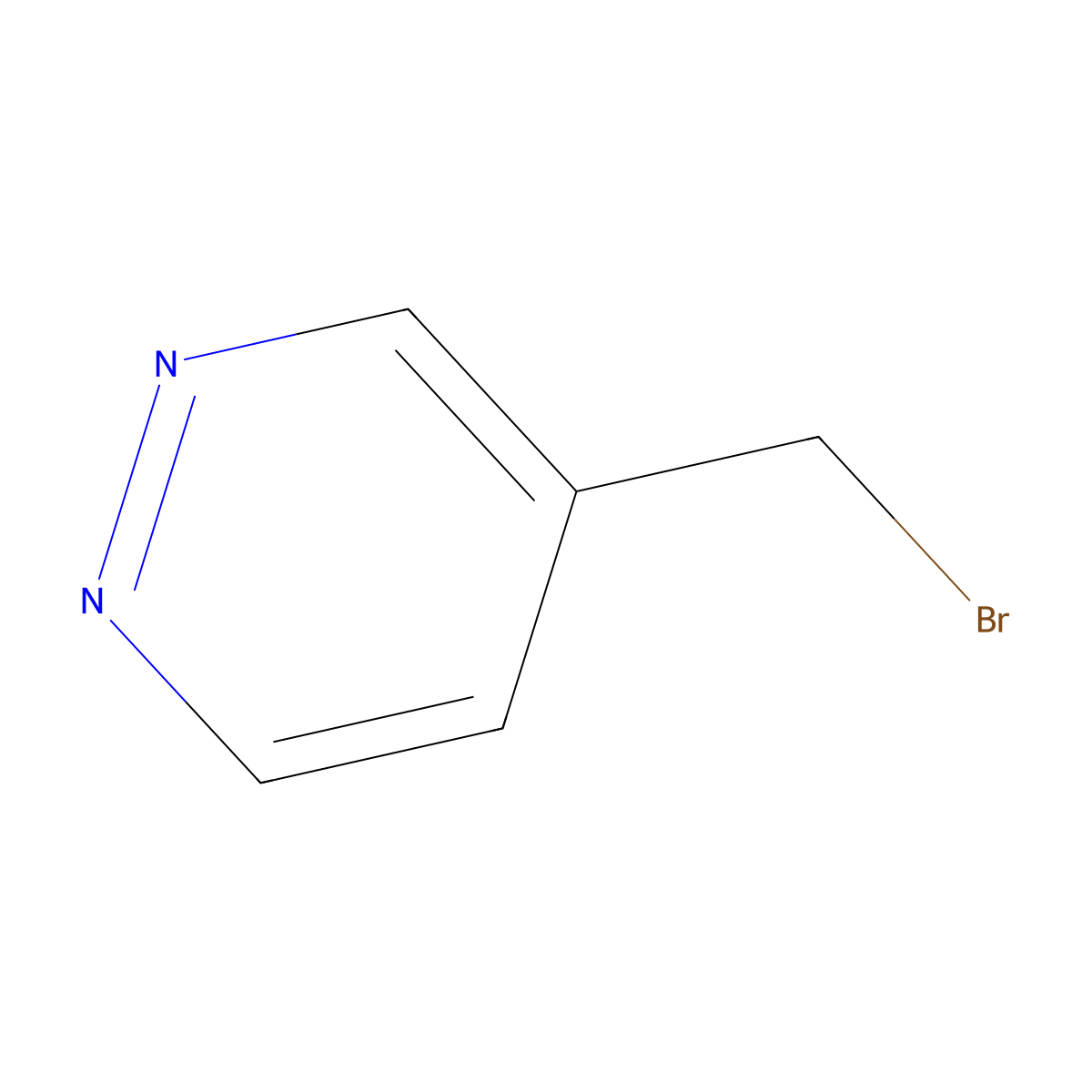 4-(Bromomethyl)pyridazine molecular structure, CAS 1253790-86-1