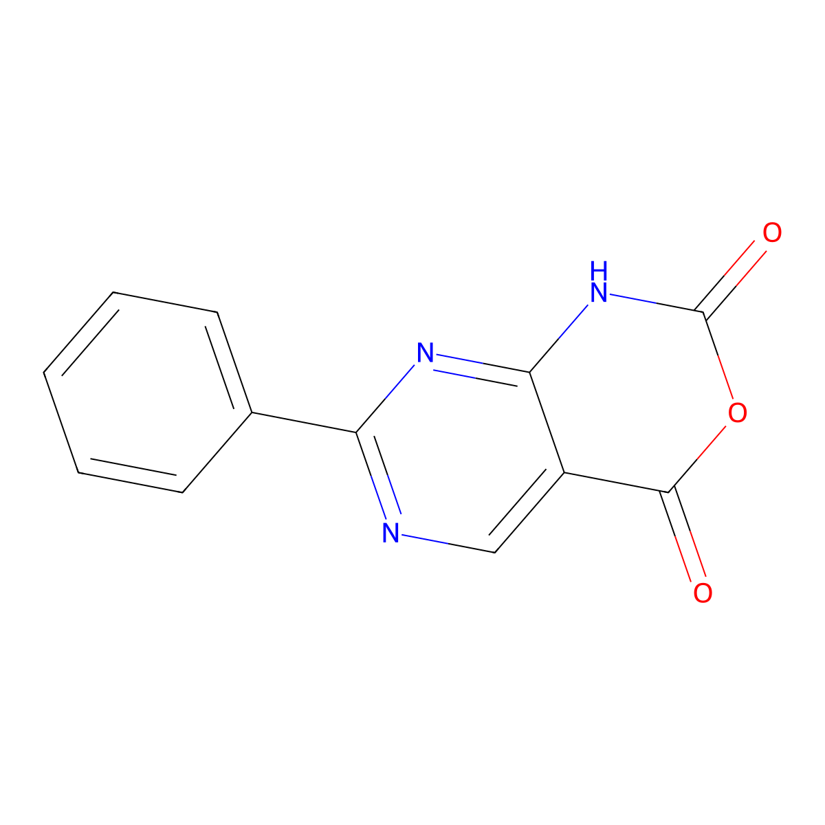7-Phenyl-1H-pyrimido[4,5-d][1,3]oxazine-2,4-dione molecular structure, CAS 1253791-15-9
