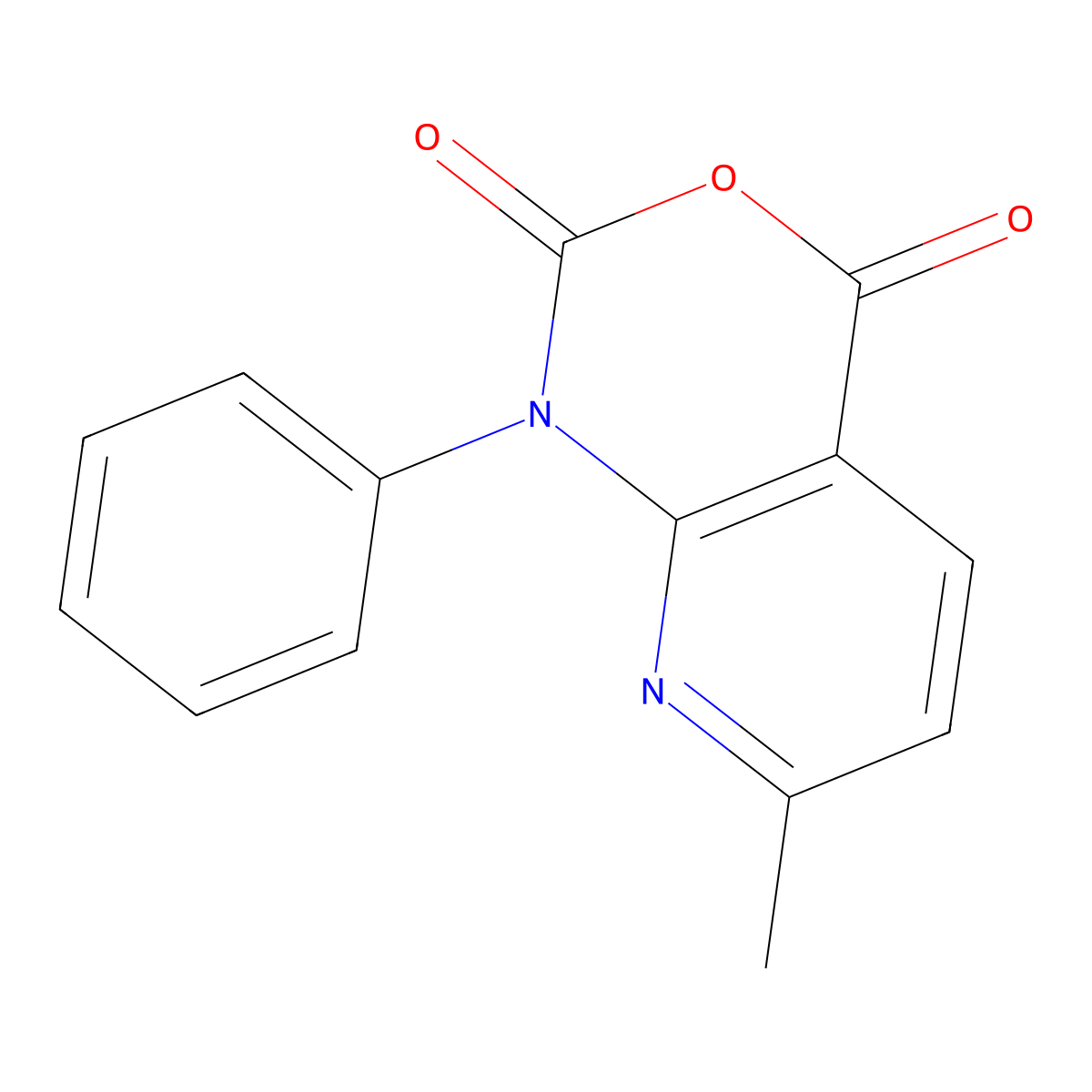 7-Methyl-1-phenyl-1H-pyrido[2,3-d][1,3]oxazine-2,4-dione molecular structure, CAS 1253791-80-8