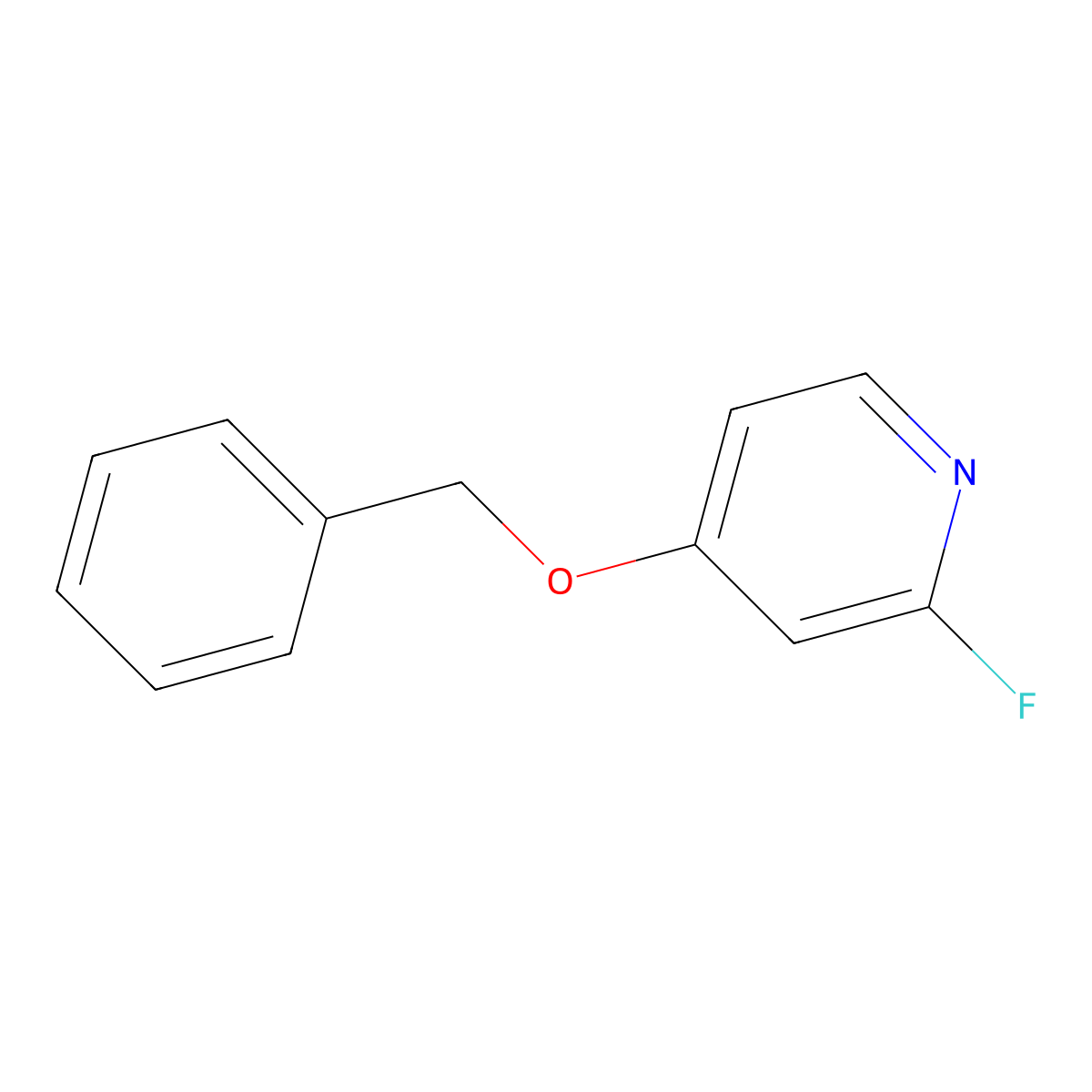 4-(Benzyloxy)-2-fluoropyridine molecular structure, CAS 1253792-64-1