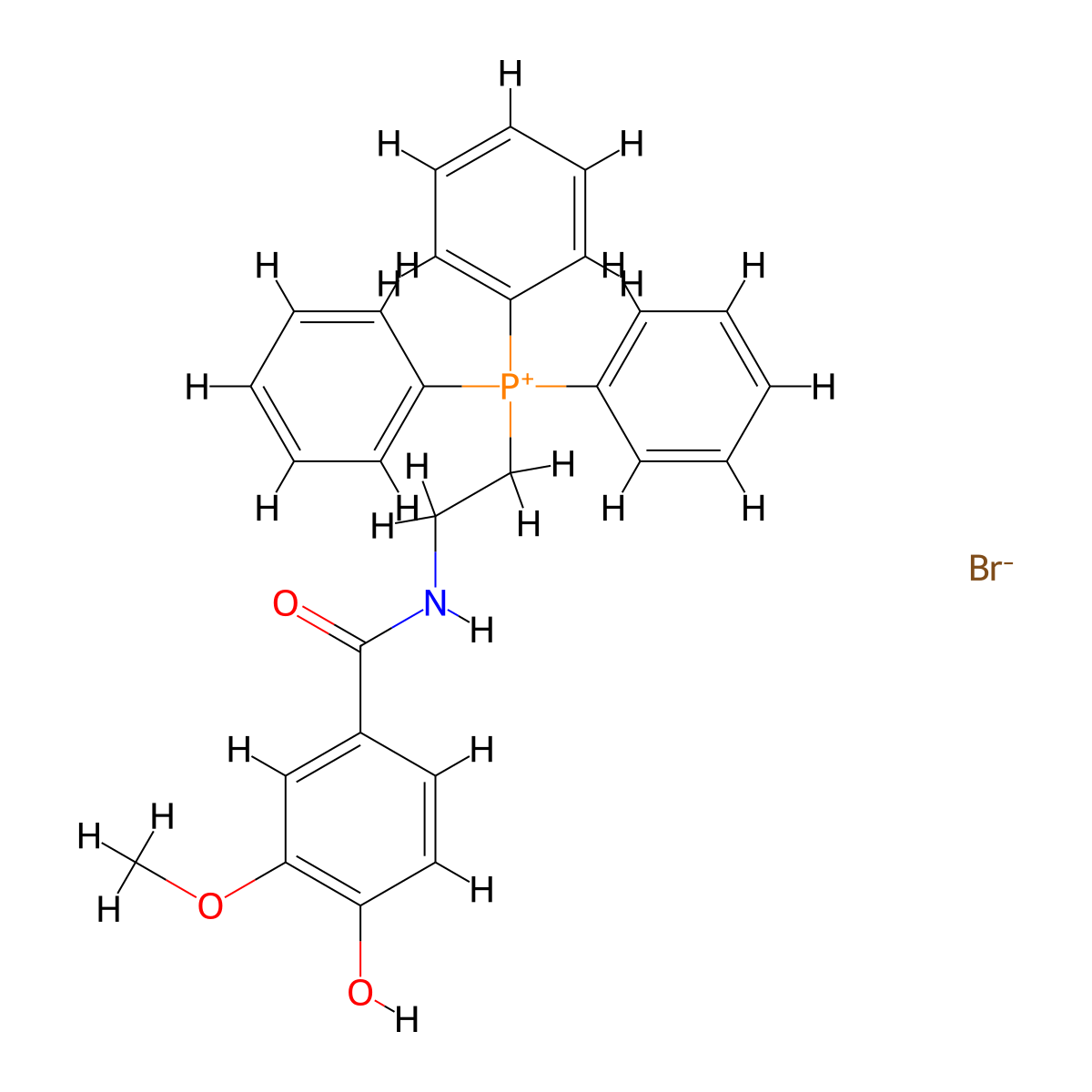 Mito-apocynin (C2) molecular structure, CAS 1254044-41-1