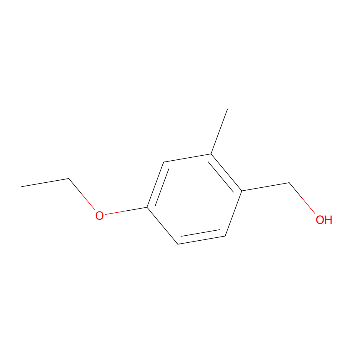 (4-Ethoxy-2-methylphenyl)methanol molecular structure, CAS 1254062-61-7