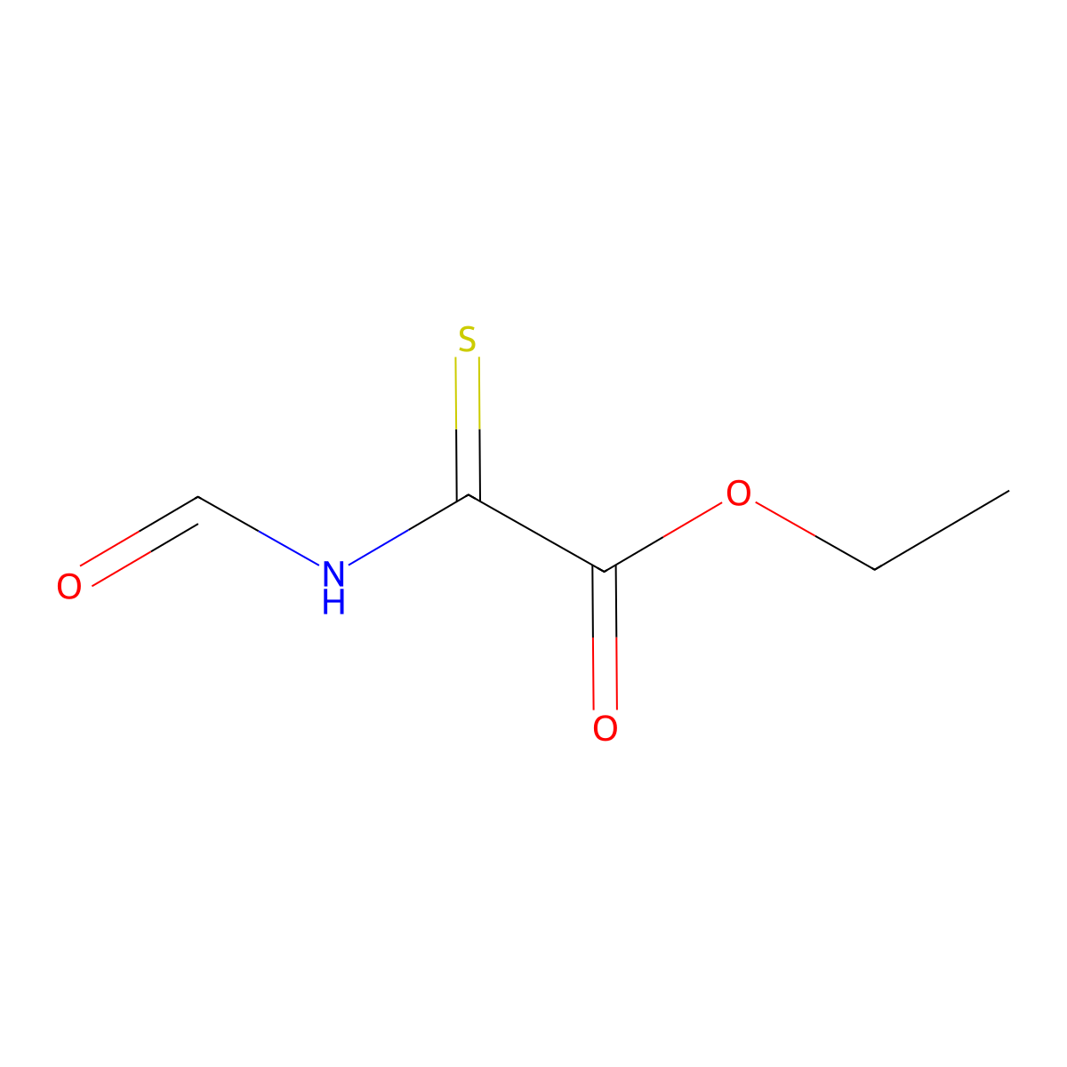Ethyl (formylamino)(thioxo)acetate molecular structure, CAS 1254073-67-0