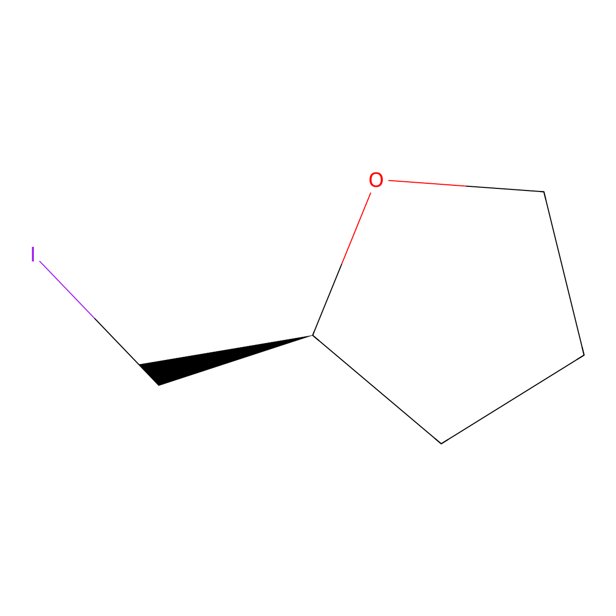 (2S)-2-(iodomethyl)oxolane molecular structure, CAS 1254172-28-5