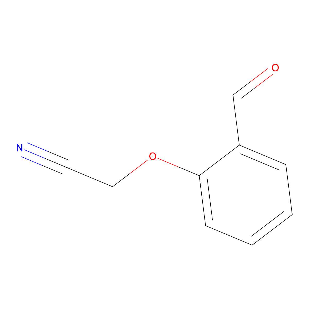 (2-Formylphenoxy)acetonitrile molecular structure, CAS 125418-83-9