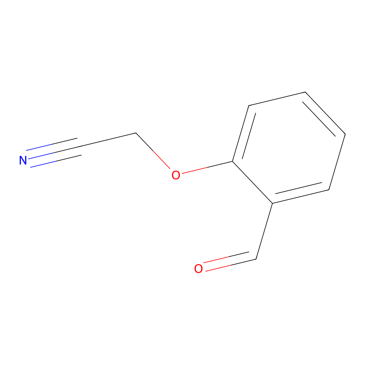 (2-Formylphenoxy)acetonitrile molecular structure, CAS 125418-83-9