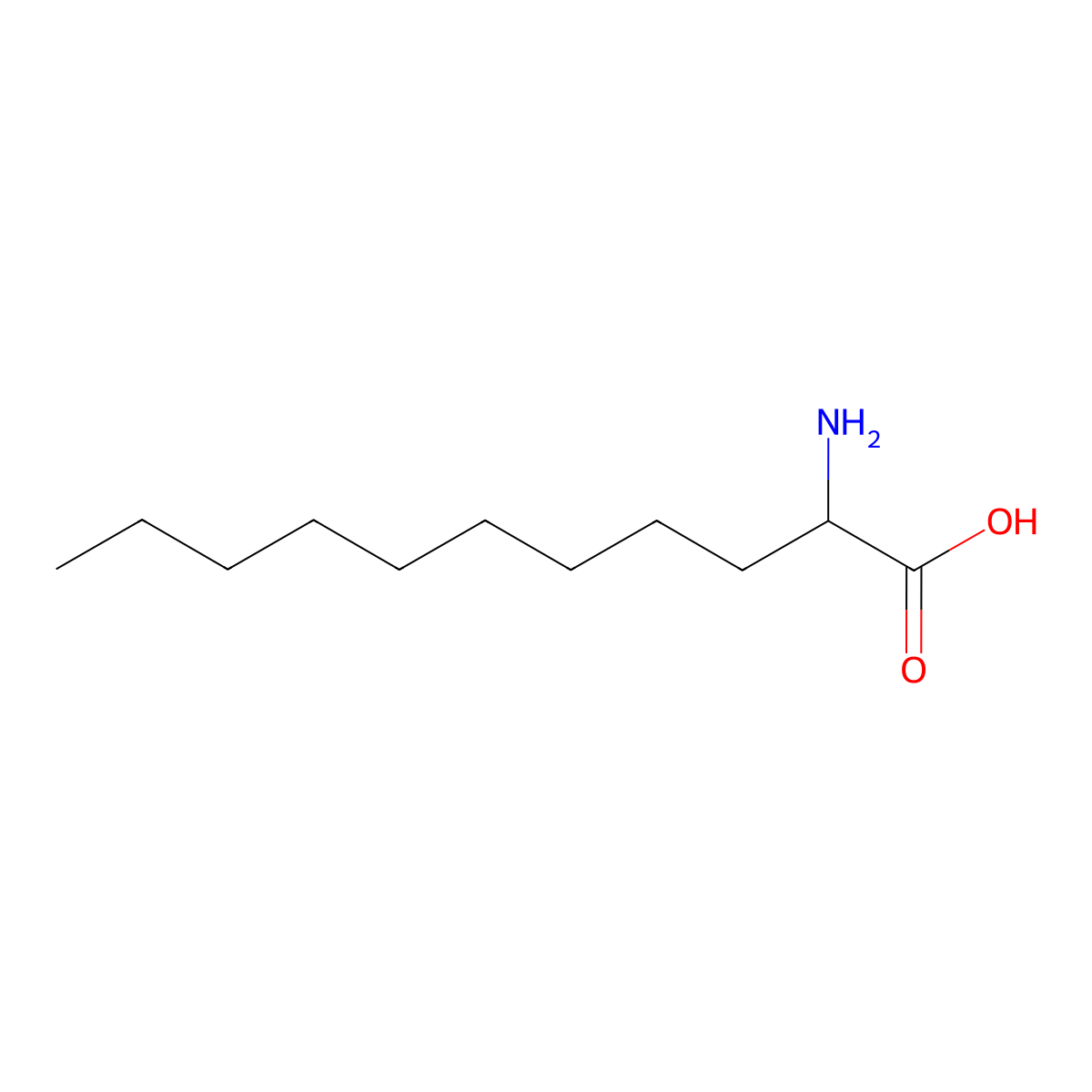 (S)-2-Aminoundecanoic acid molecular structure, CAS 1254251-27-8