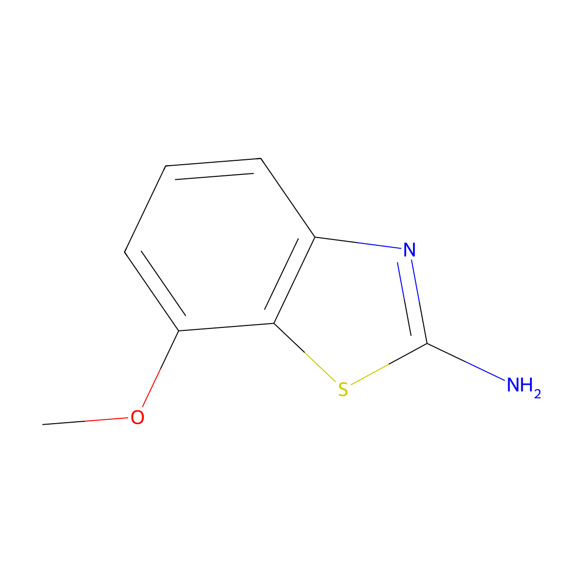 7-Methoxy-1,3-benzothiazol-2-amine molecular structure, CAS 1254300-95-2
