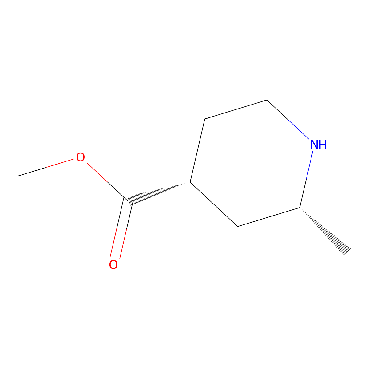 cis-Methyl 2-methylpiperidine-4-carboxylate molecular structure, CAS 1254328-22-7