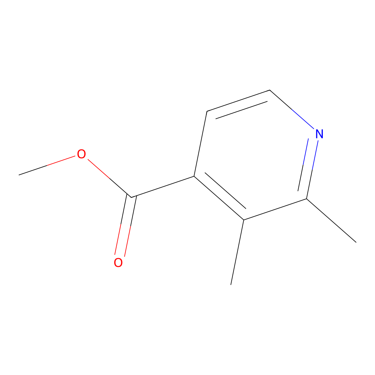 Methyl 2,3-dimethylisonicotinate molecular structure, CAS 1254328-26-1