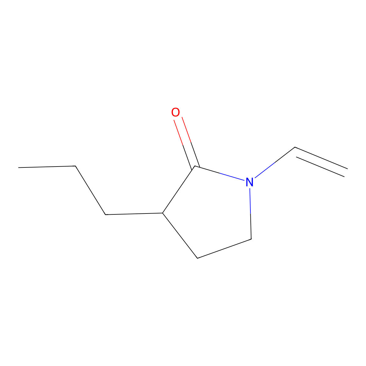 1-Ethenyl-3-propylpyrrolidin-2-one molecular structure, CAS 1254561-24-4