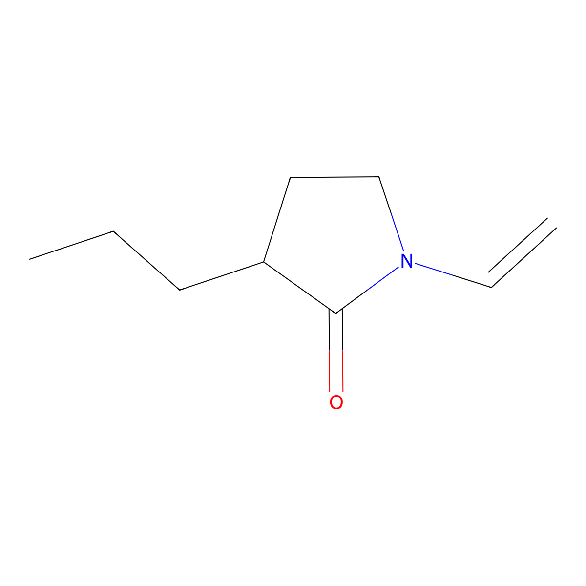1-Ethenyl-3-propylpyrrolidin-2-one molecular structure, CAS 1254561-24-4