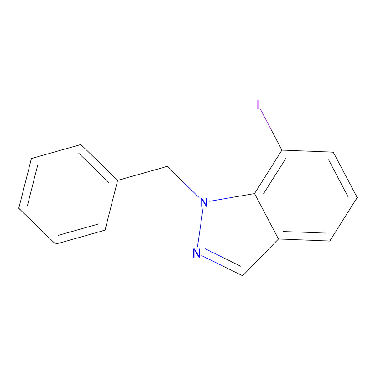 1-Benzyl-7-iodoindazole molecular structure, CAS 1254714-77-6