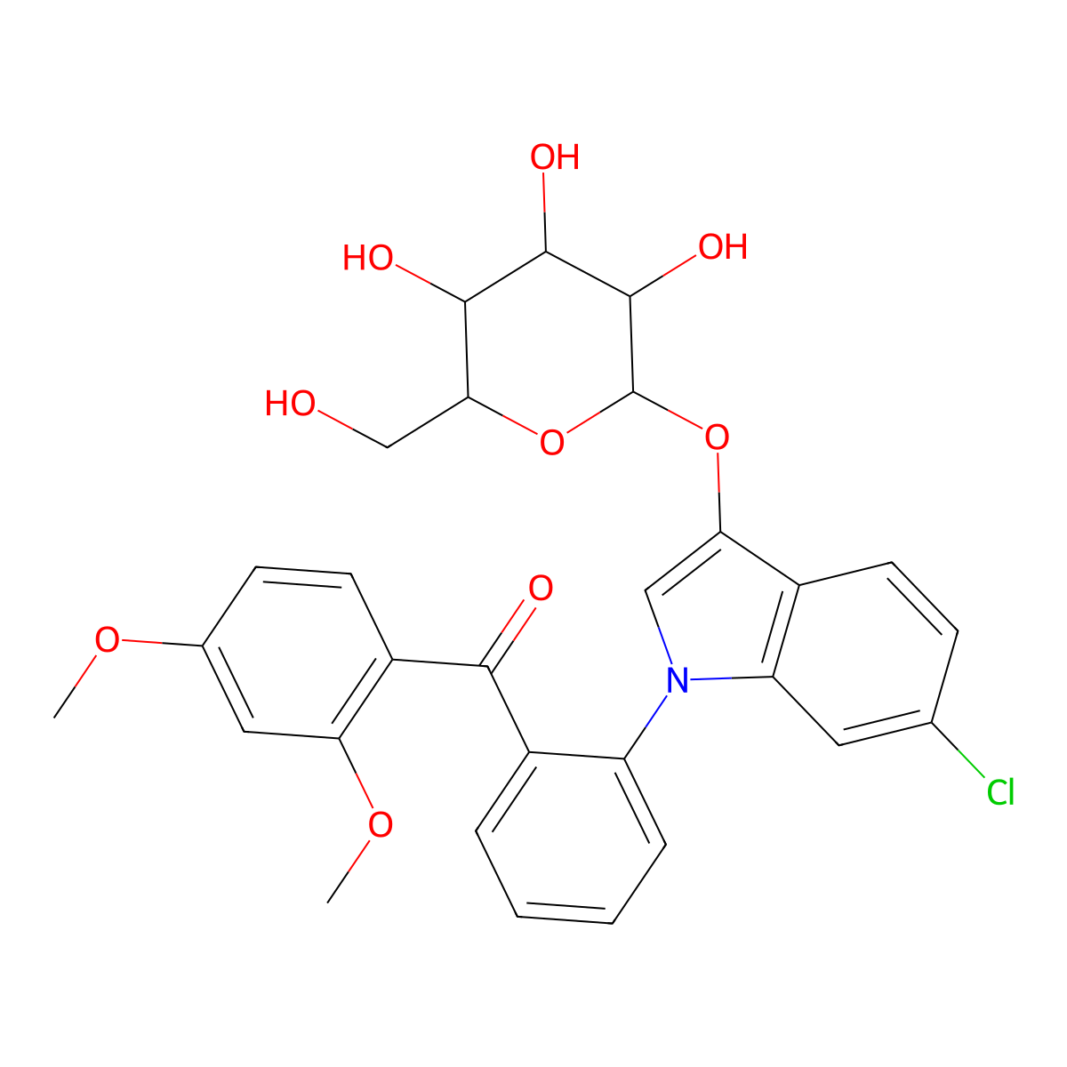 467 beta-D-galactopyranoside, Biosynth Patent: EP 2427431 and US 8940909 molecular structure, CAS 1254798-18-9