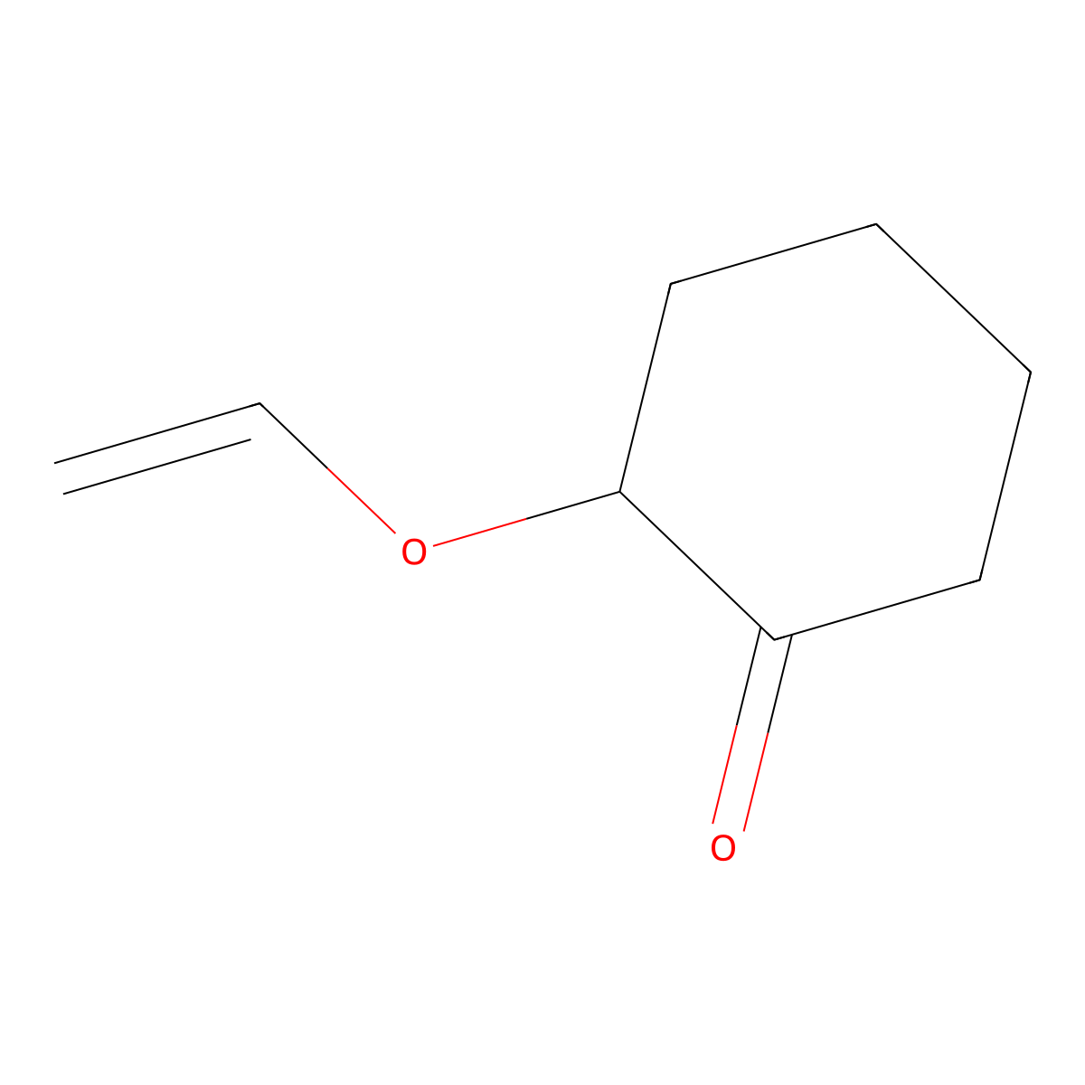 2-(Vinyloxy)cyclohexanone molecular structure, CAS 1255098-71-5