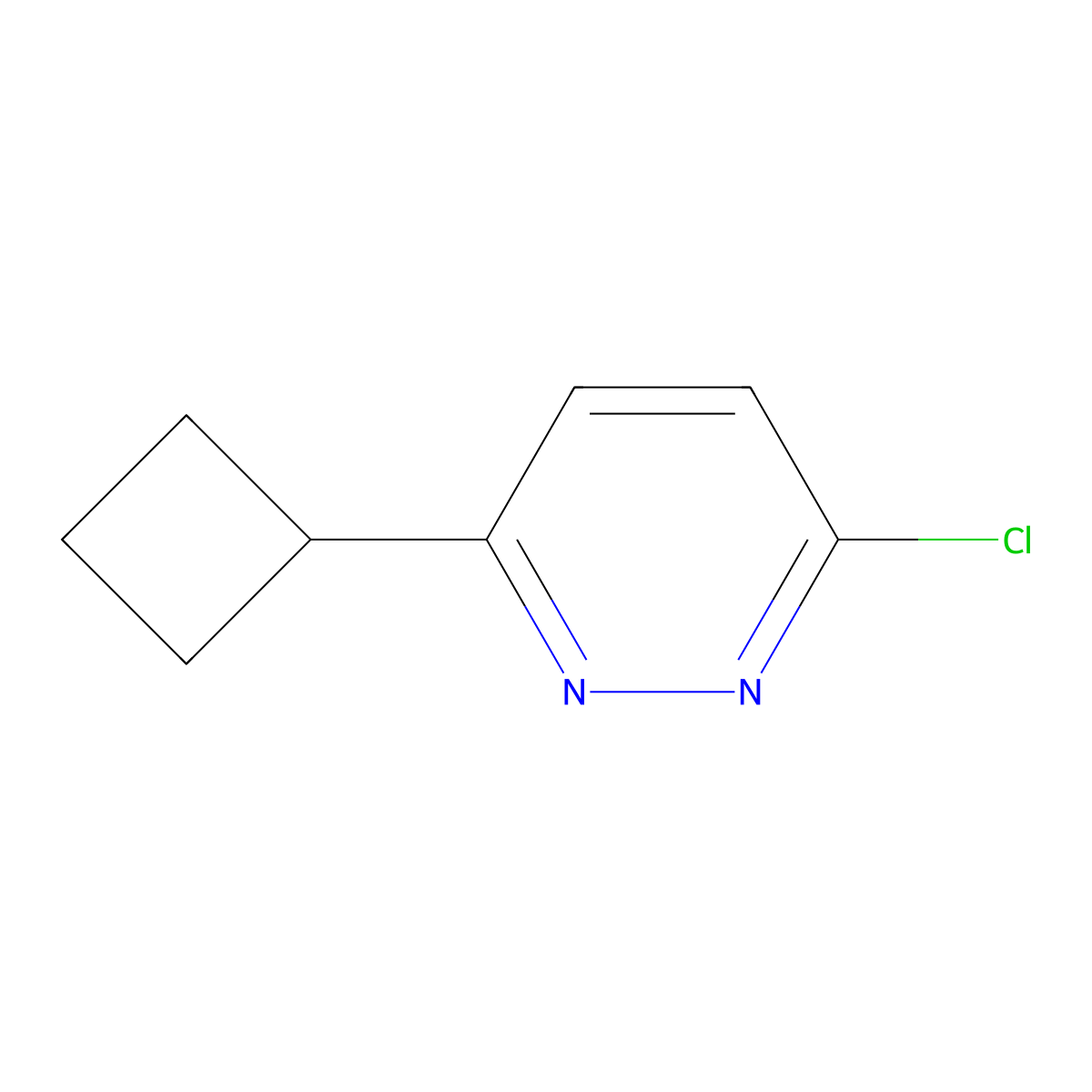 3-Chloro-6-cyclobutylpyridazine molecular structure, CAS 1255098-99-7