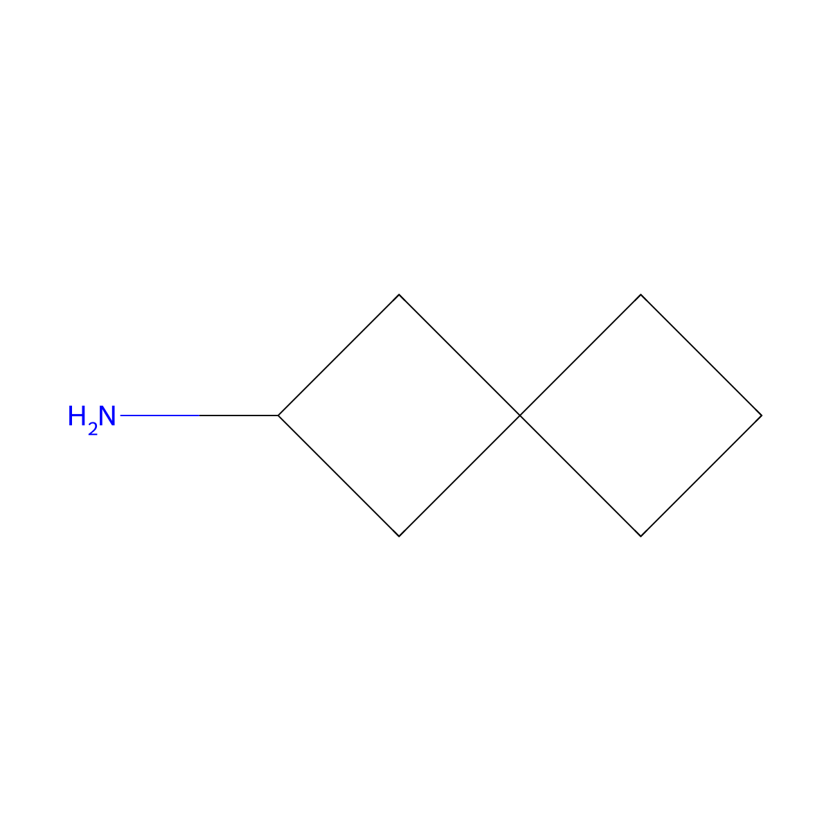 Spiro(3.3)heptan-2-amine molecular structure, CAS 1255099-41-2
