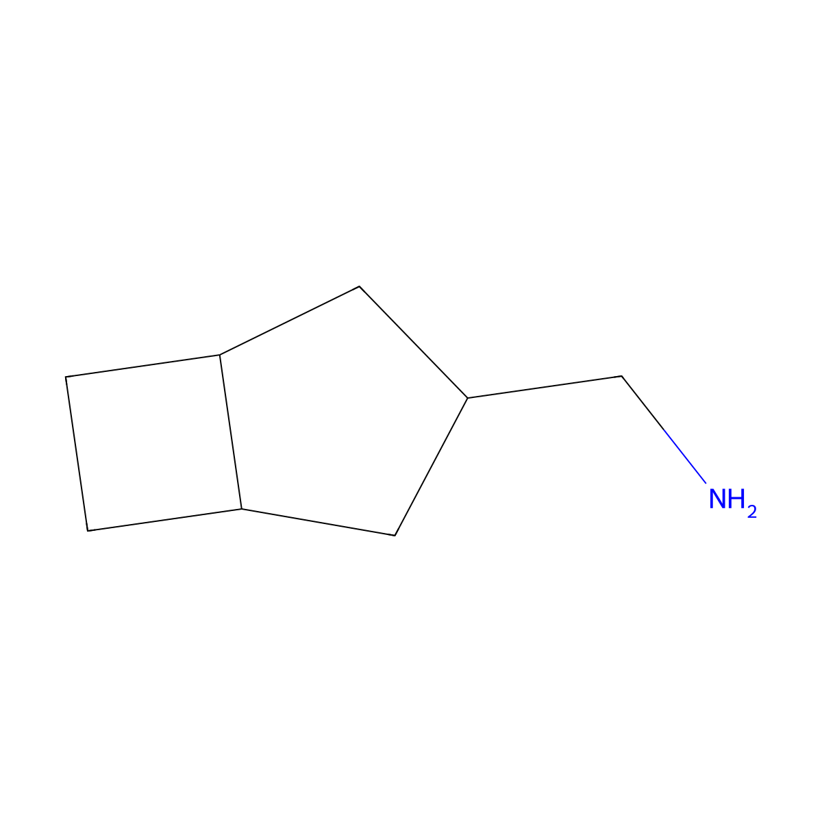 3-Bicyclo[3.2.0]heptanylmethanamine molecular structure, CAS 1255099-71-8