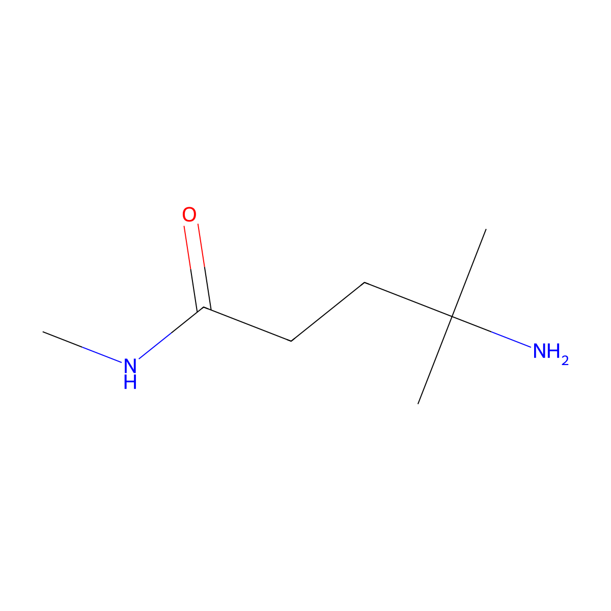 4-amino-N,4-dimethylpentanamide molecular structure, CAS 1255147-12-6