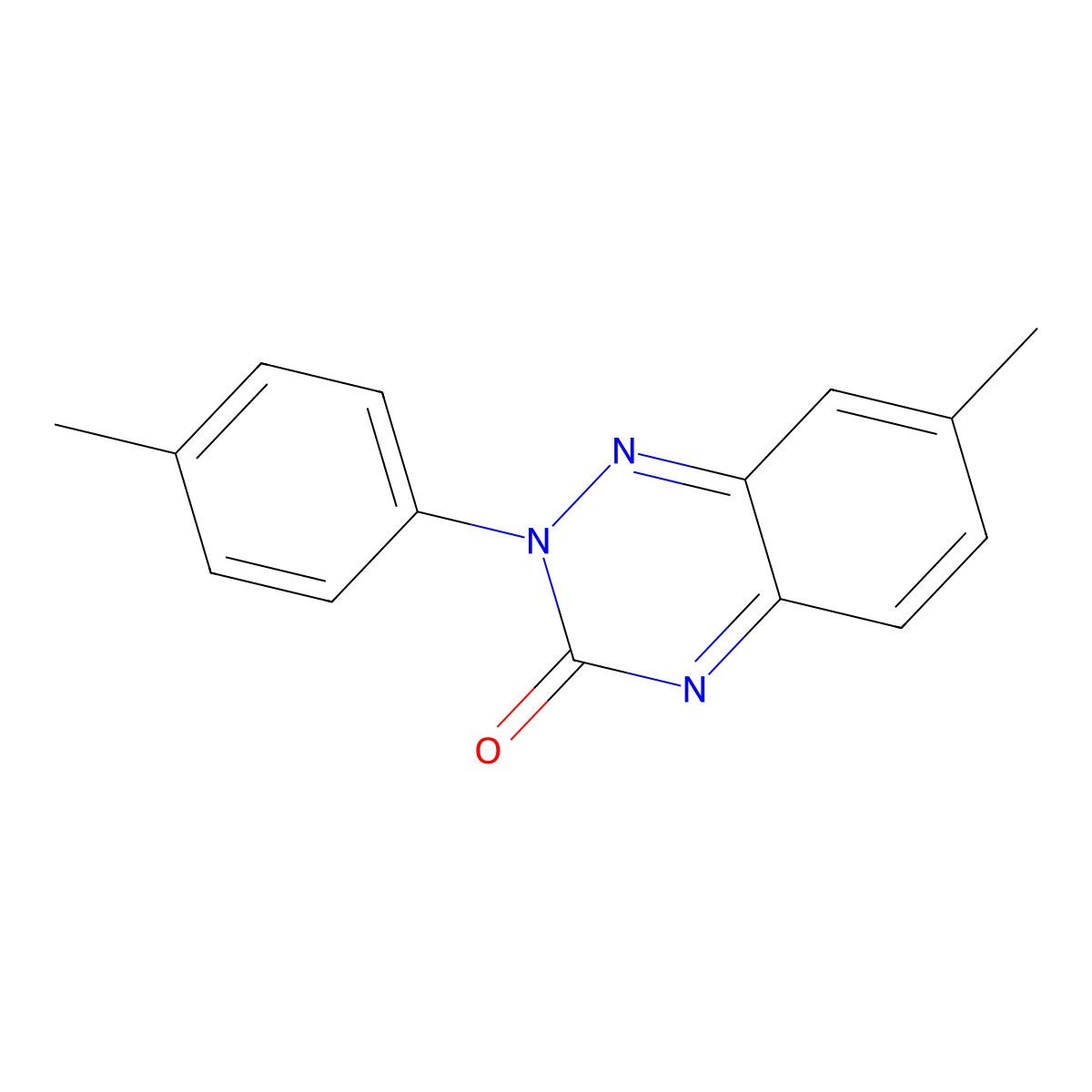 7-methyl-2-(4-methylphenyl)-1,2,4-benzotriazin-3(2H)-one molecular structure, CAS 1255147-23-9