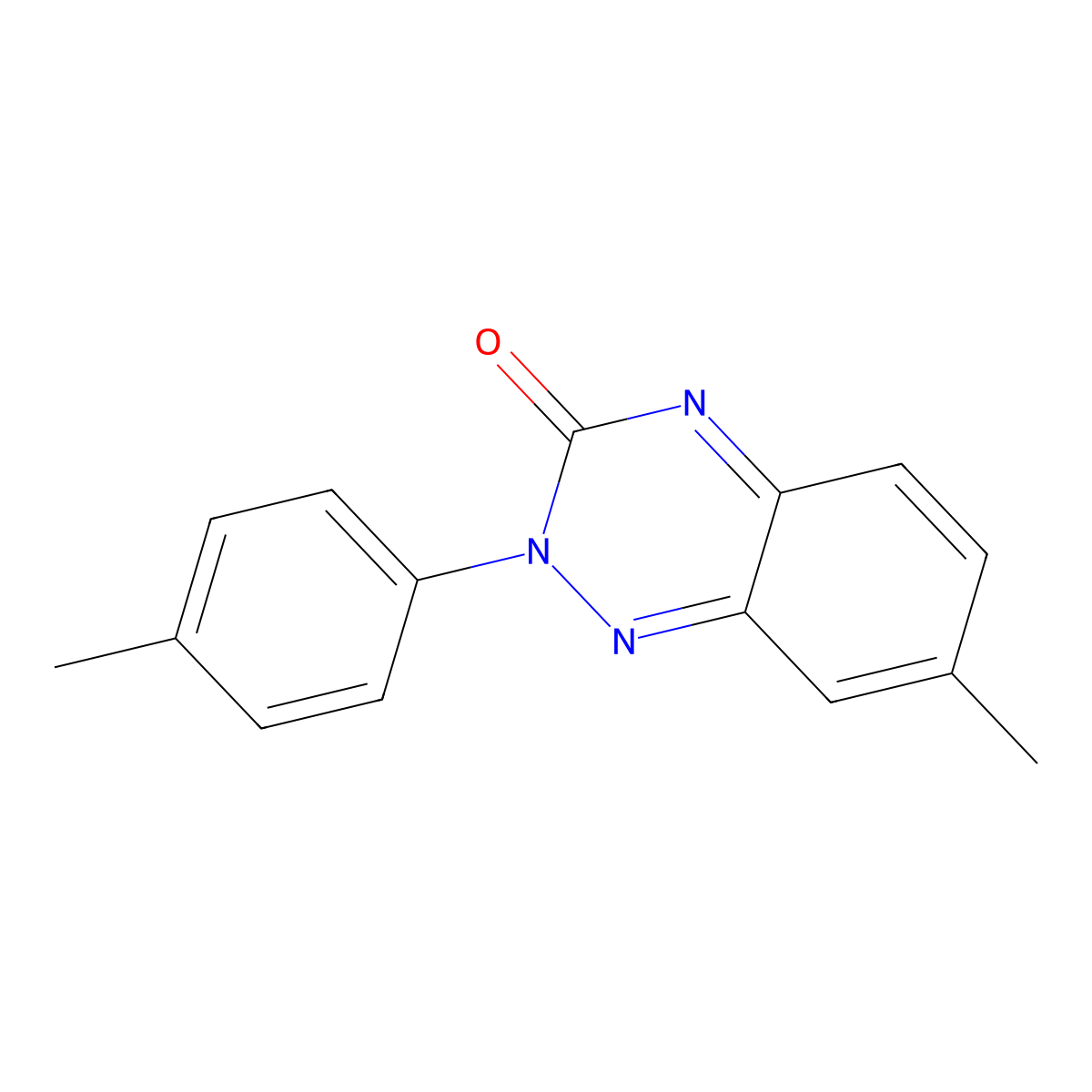 7-methyl-2-(4-methylphenyl)-1,2,4-benzotriazin-3(2H)-one molecular structure, CAS 1255147-23-9