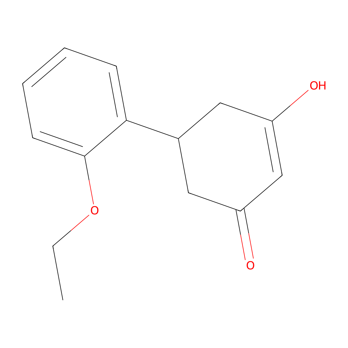 5-(2-Ethoxyphenyl)-3-hydroxycyclohex-2-en-1-one molecular structure, CAS 1255147-48-8