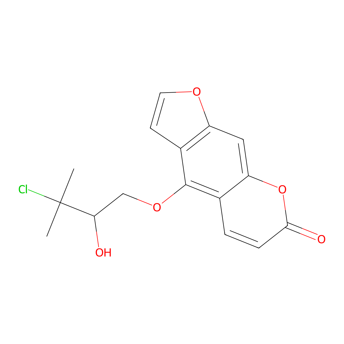 Saxalin molecular structure, CAS 125517-45-5