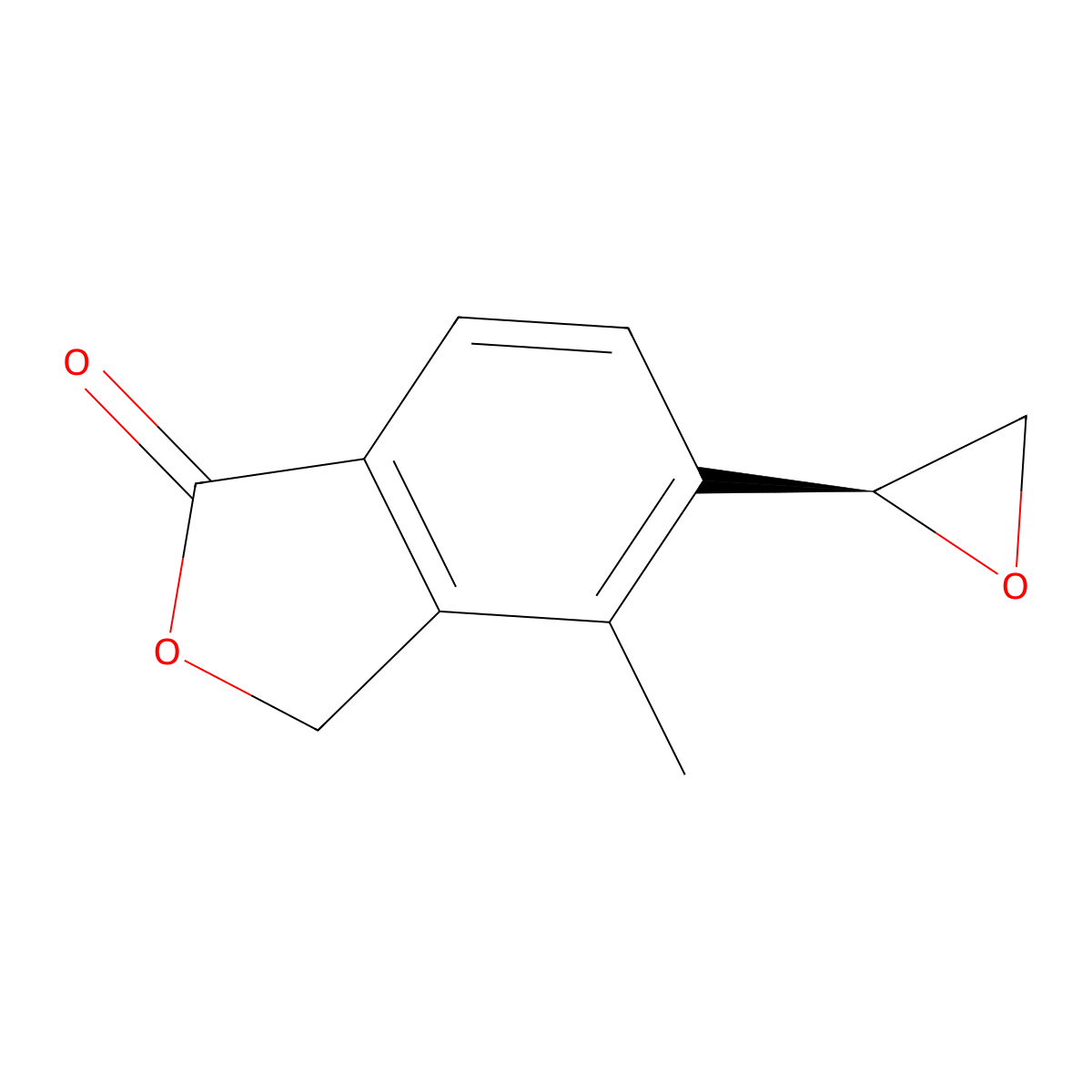(S)-4-methyl-5-(oxiran-2-yl)isobenzofuran-1(3H)-one molecular structure, CAS 1255206-71-3