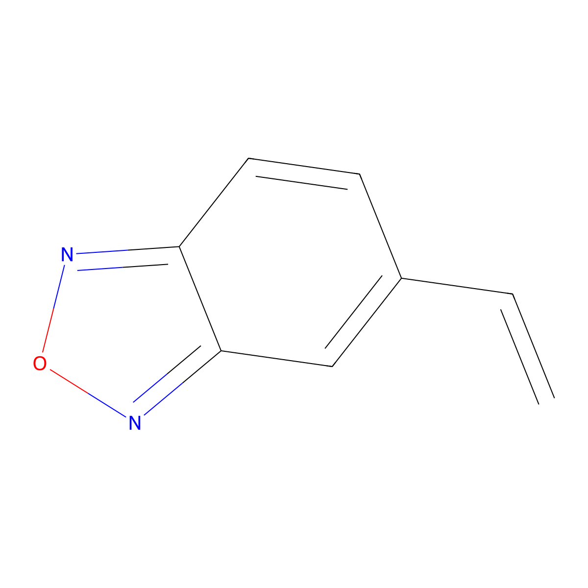 5-Ethenyl-2,1,3-benzoxadiazole molecular structure, CAS 1255208-55-9