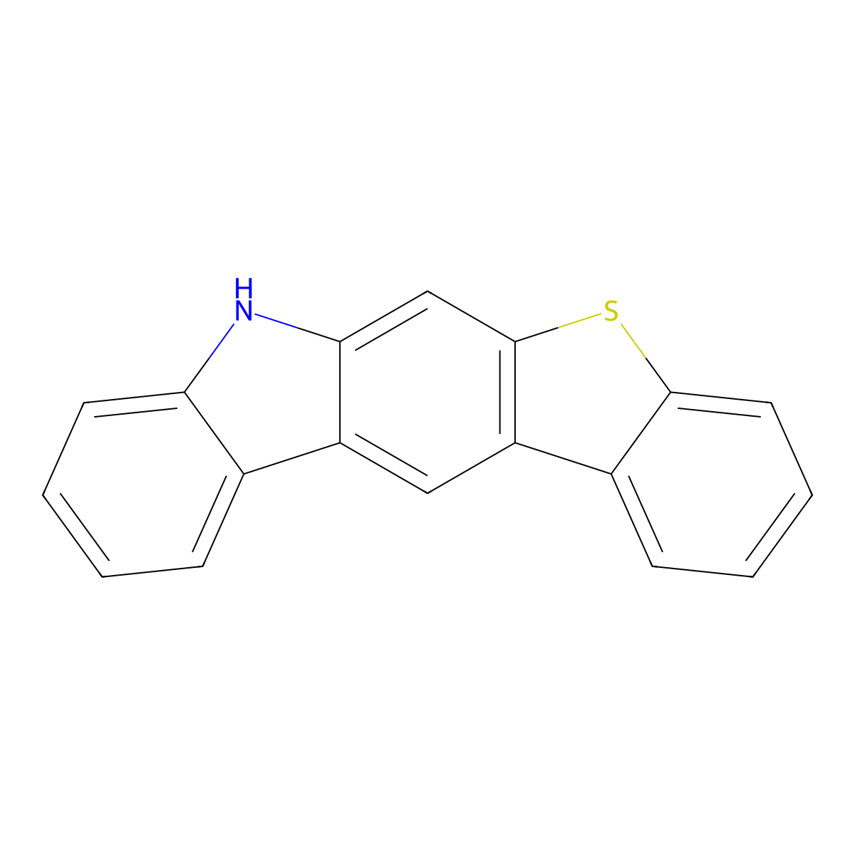 7H-benzo[4,5]thieno[2,3-b]carbazole molecular structure, CAS 1255309-04-6