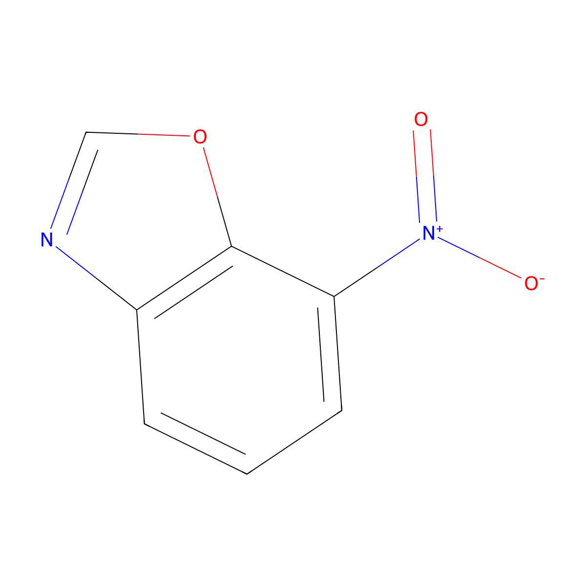 7-Nitrobenzo[d]oxazole molecular structure, CAS 125533-84-8