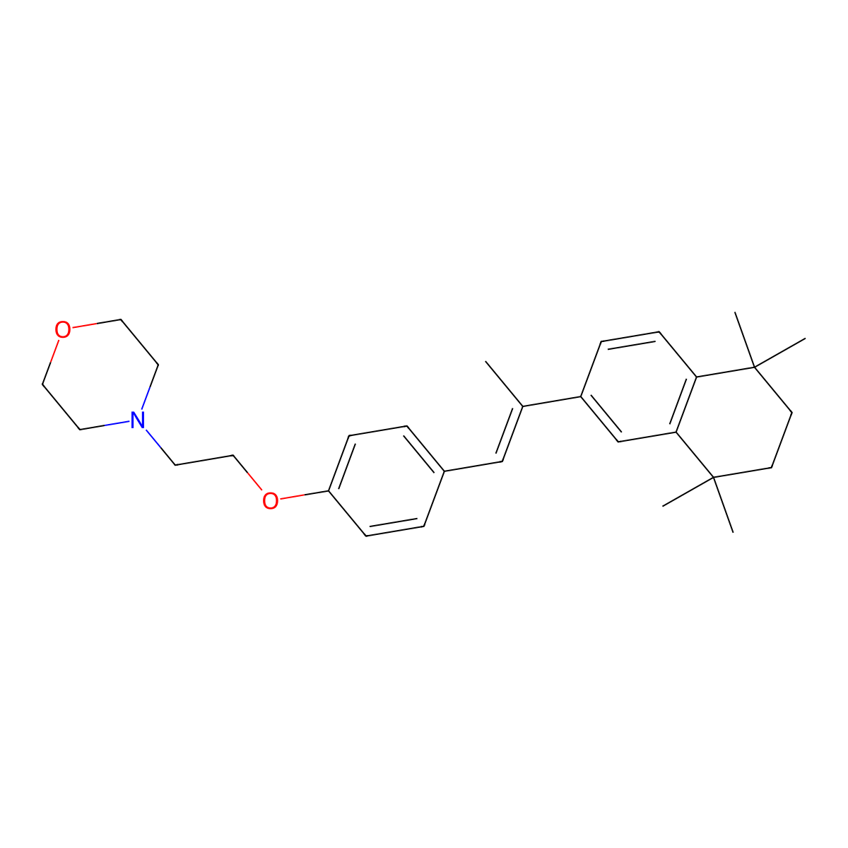 Mofarotene molecular structure, CAS 125533-88-2
