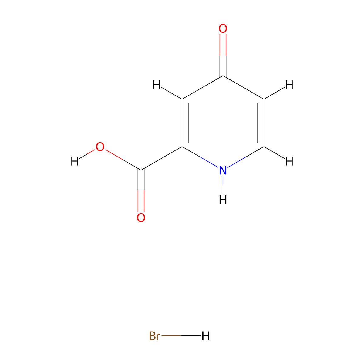 4-Hydroxypicolinic acid hydrobromide molecular structure, CAS 125545-96-2