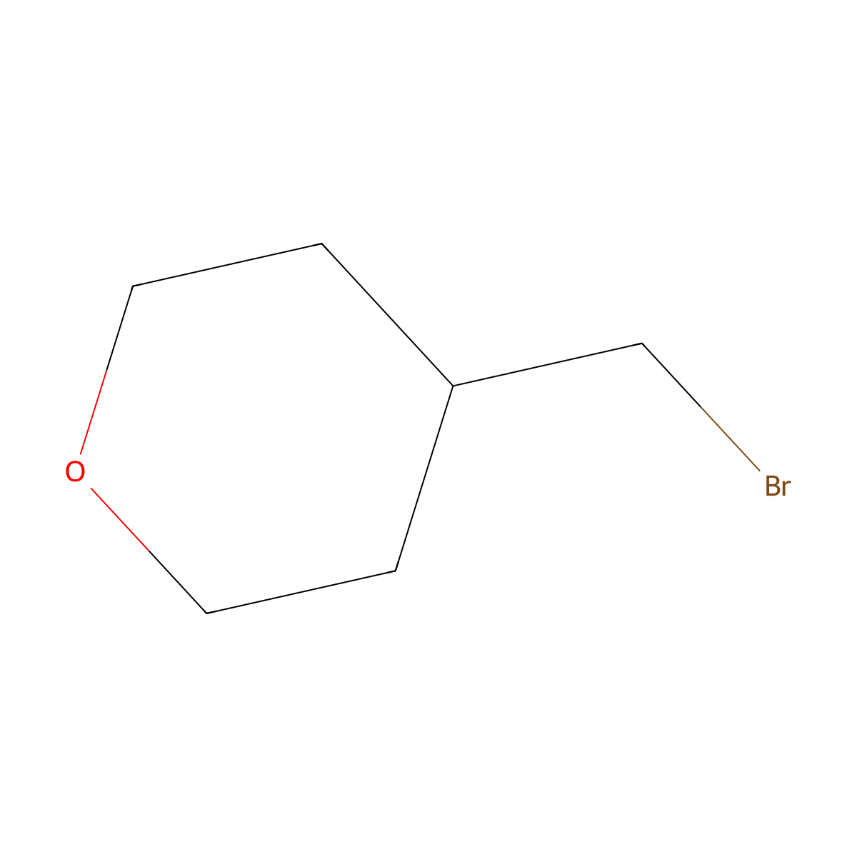 4-(Bromomethyl)oxane molecular structure, CAS 125552-89-8