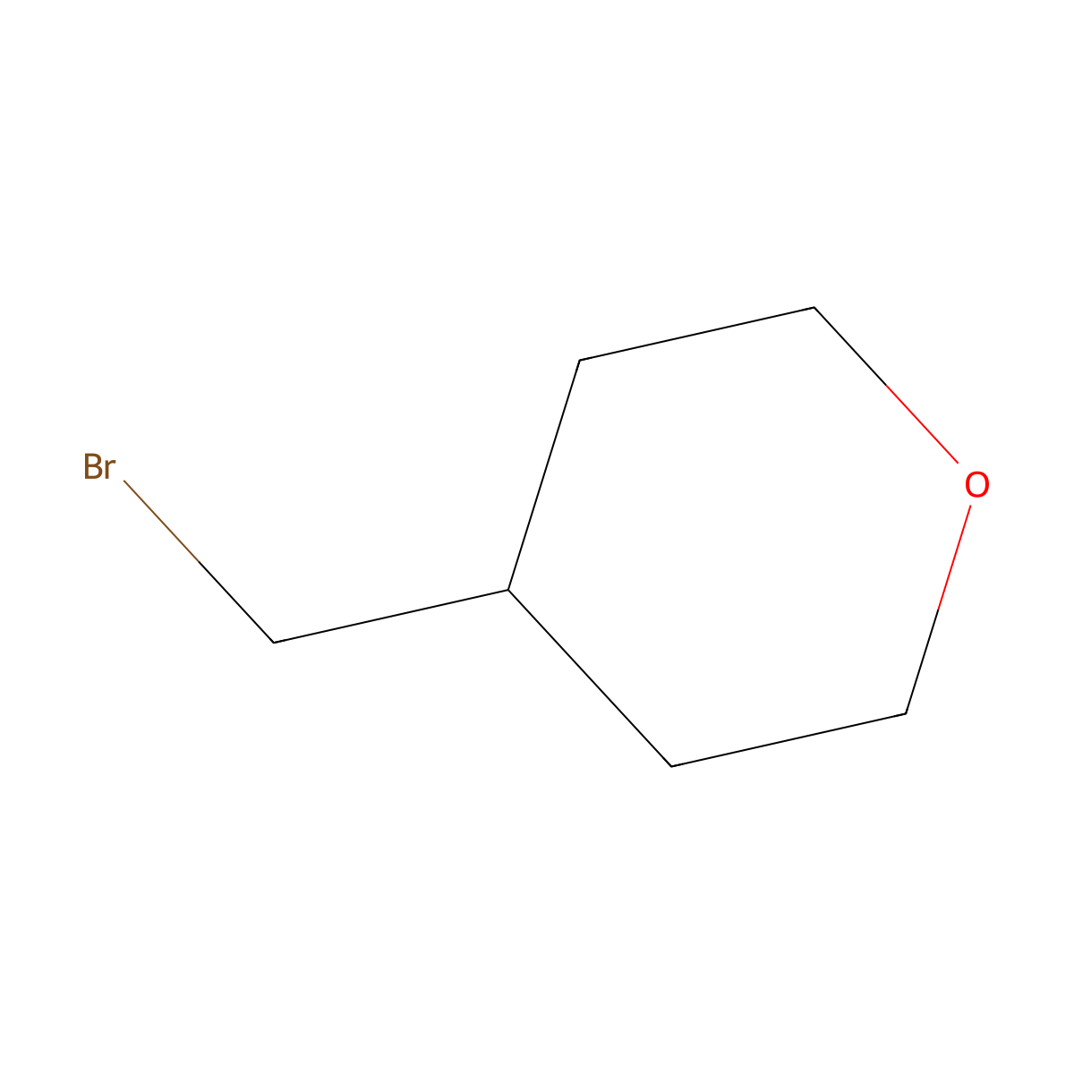 4-(Bromomethyl)oxane molecular structure, CAS 125552-89-8