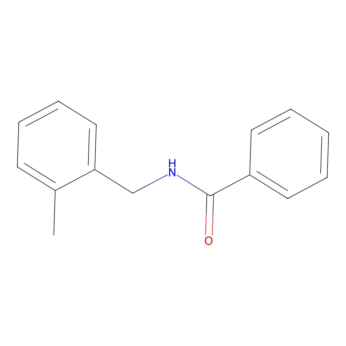 N-(2-Methyl-benzyl)-benzamide molecular structure, CAS 125552-98-9