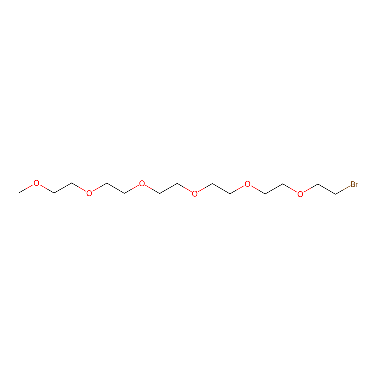 1-[2-[2-[2-[2-(2-Bromoethoxy)ethoxy]ethoxy]ethoxy]ethoxy]-2-methoxyethane molecular structure, CAS 125562-29-0
