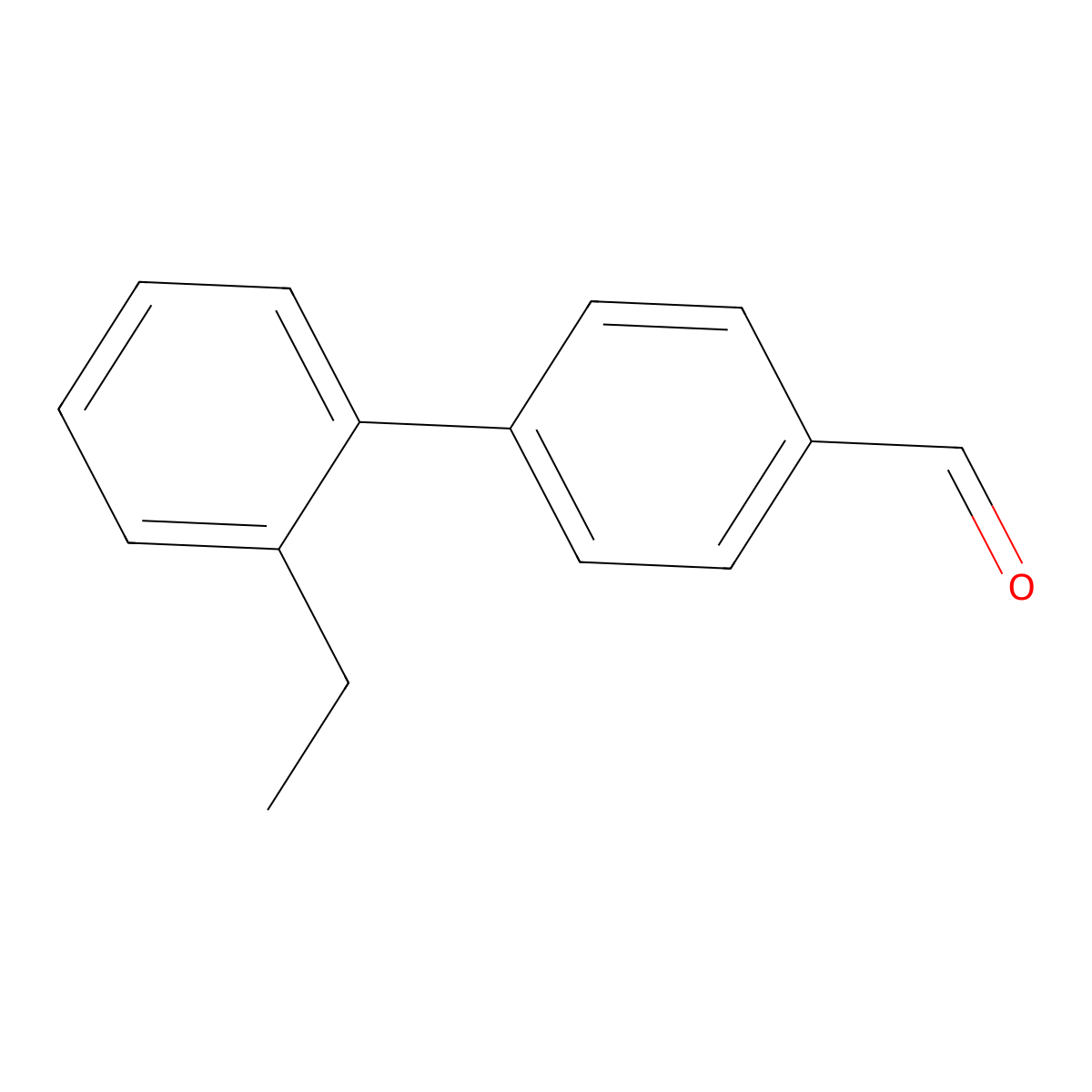4-(2-Ethylphenyl)benzaldehyde molecular structure, CAS 1255636-88-4