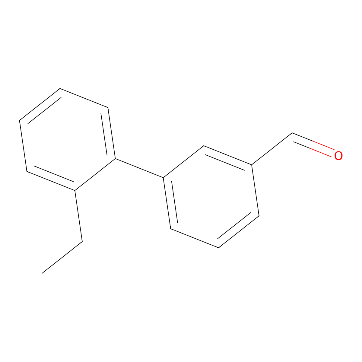 3-(2-Ethylphenyl)benzaldehyde molecular structure, CAS 1255638-11-9