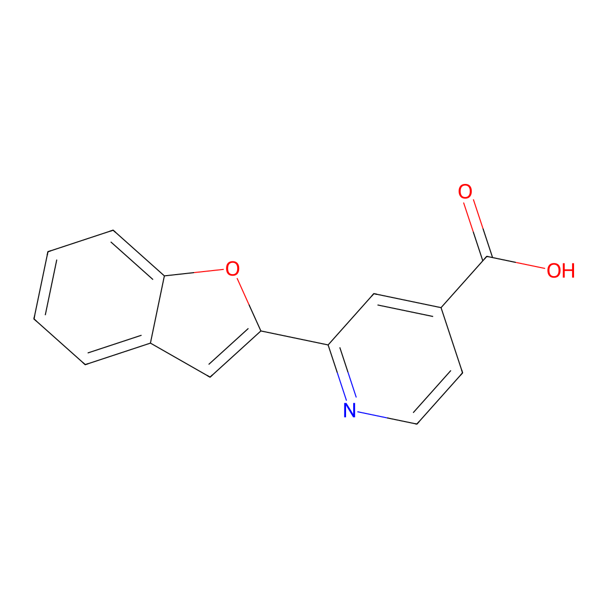 2-Benzofuran-2-yl-isonicotinic acid molecular structure, CAS 1255638-44-8