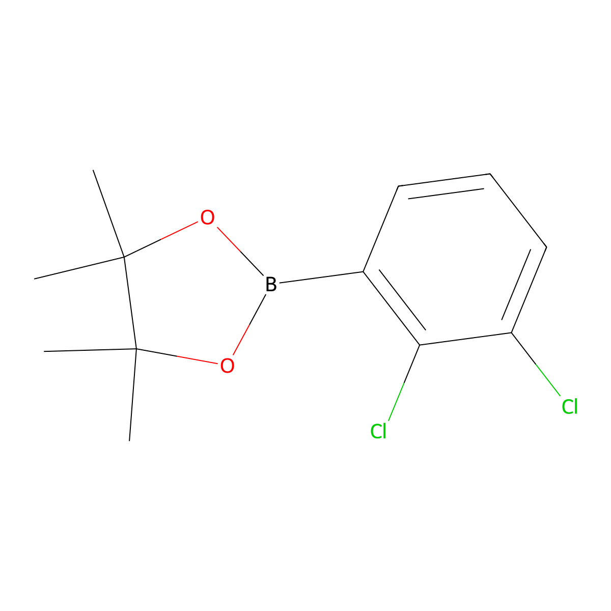 2-(2,3-Dichlorophenyl)-4,4,5,5-tetramethyl-1,3,2-dioxaborolane molecular structure, CAS 1255760-30-5