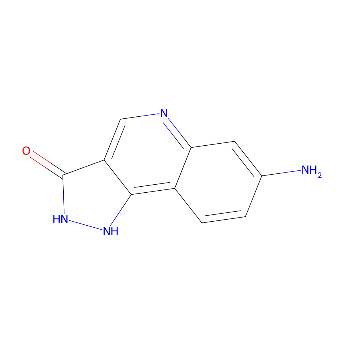 7-Amino-1H-pyrazolo[4,3-c]quinolin-3(2H)-one molecular structure, CAS 1255782-47-8