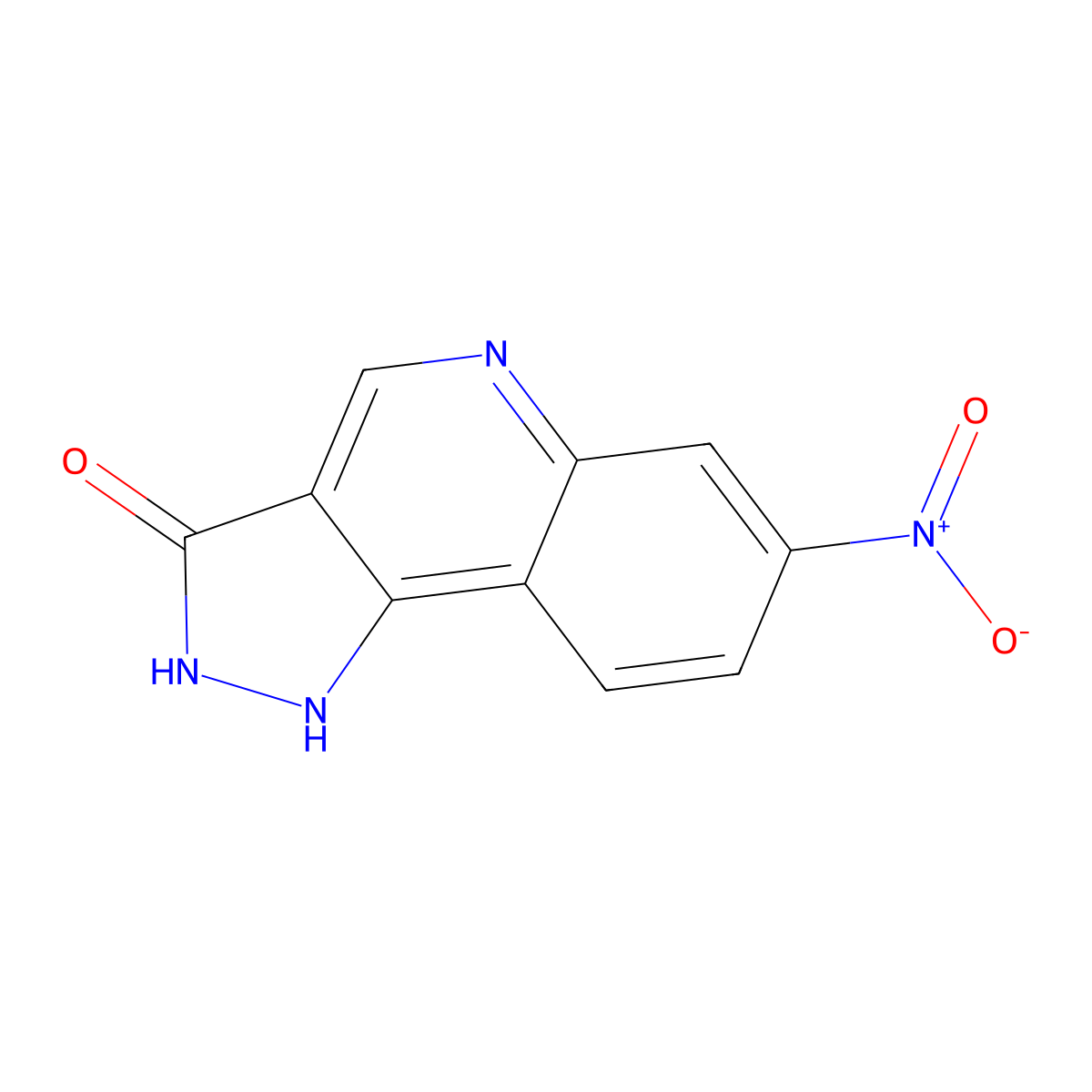 7-Nitro-1H-pyrazolo[4,3-c]quinolin-3(2H)-one molecular structure, CAS 1255783-36-8