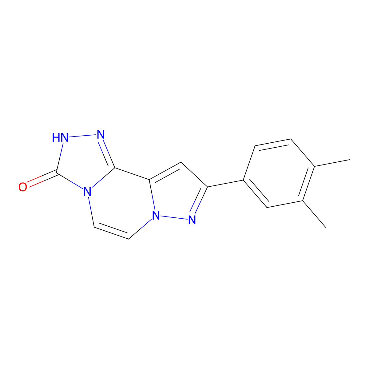 9-(3,4-Dimethylphenyl)pyrazolo[1,5-a][1,2,4]triazolo[3,4-c]pyrazin-3-ol molecular structure, CAS 1255785-56-8