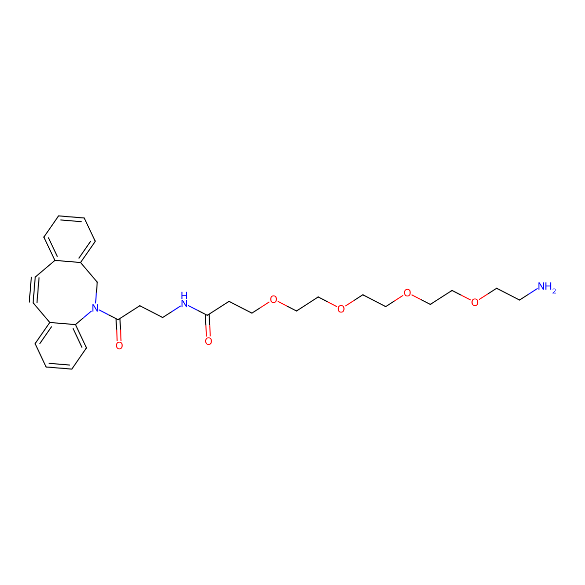 DBCO-NHCO-PEG4-amine molecular structure, CAS 1255942-08-5