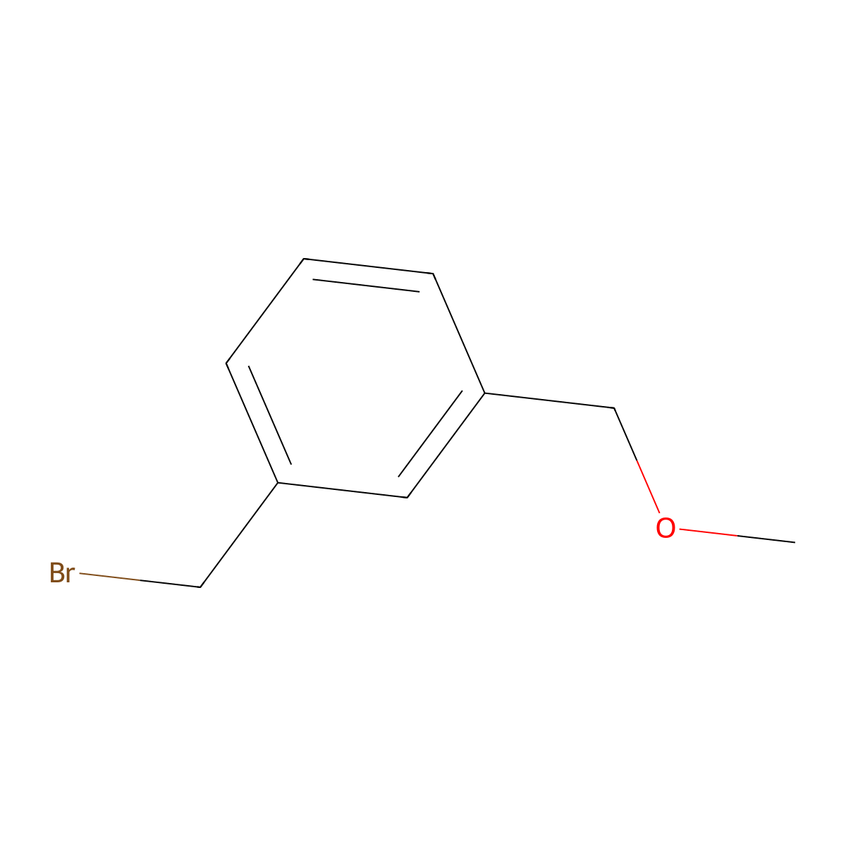 1-(Bromomethyl)-3-(methoxymethyl)benzene molecular structure, CAS 125604-03-7