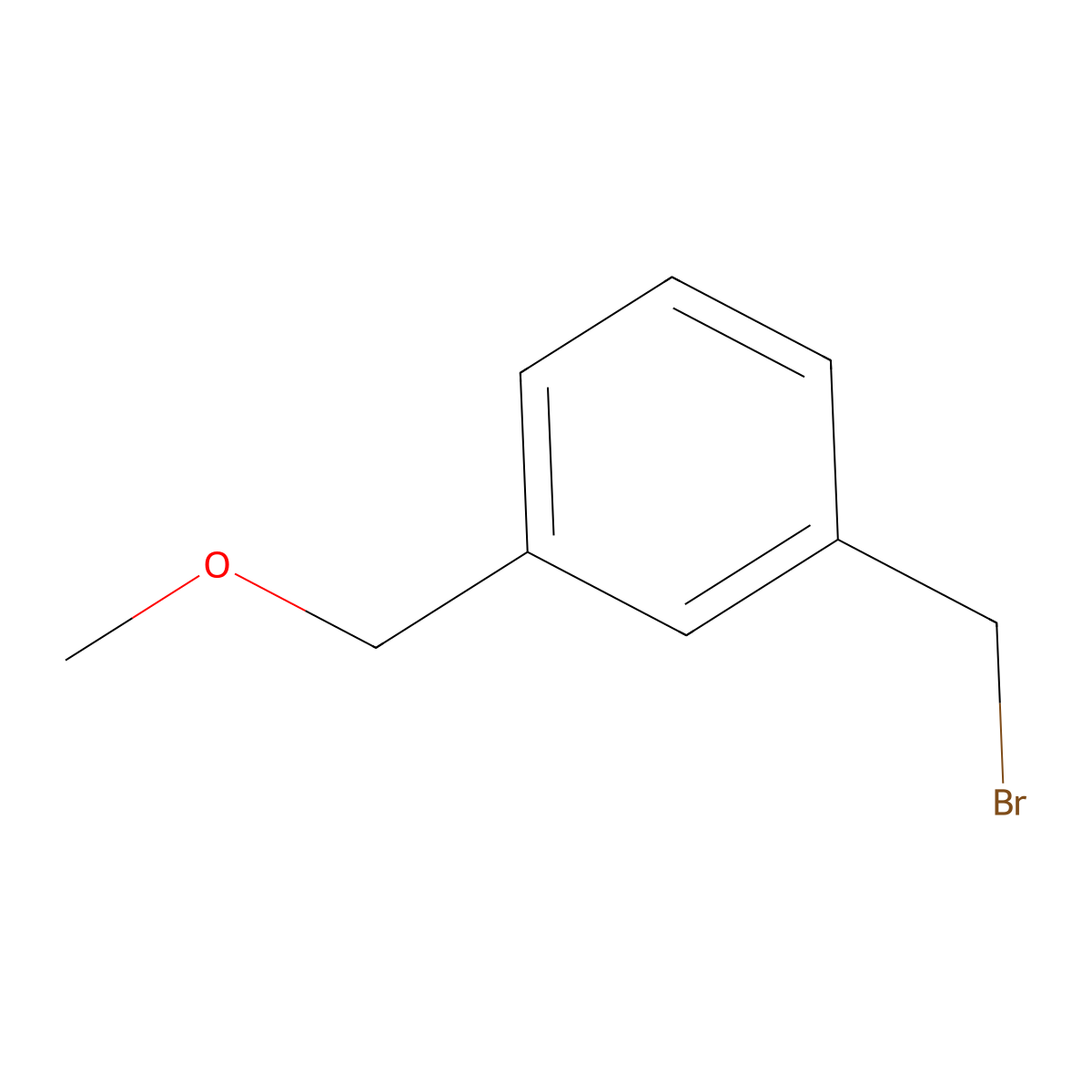 1-(Bromomethyl)-3-(methoxymethyl)benzene molecular structure, CAS 125604-03-7
