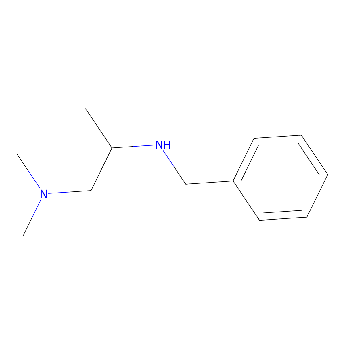 1-(Dimethylamino)-2-(benzylamino)propane molecular structure, CAS 125641-44-3