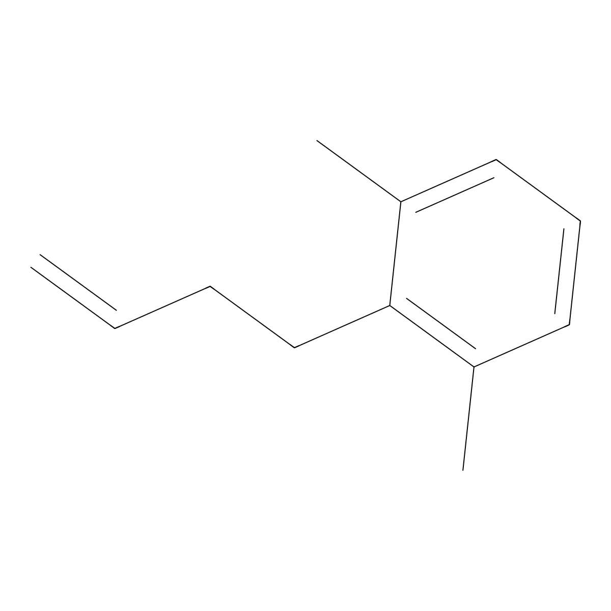 2-(3-Buten-1-yl)-1,3-dimethylbenzene molecular structure, CAS 1256467-26-1