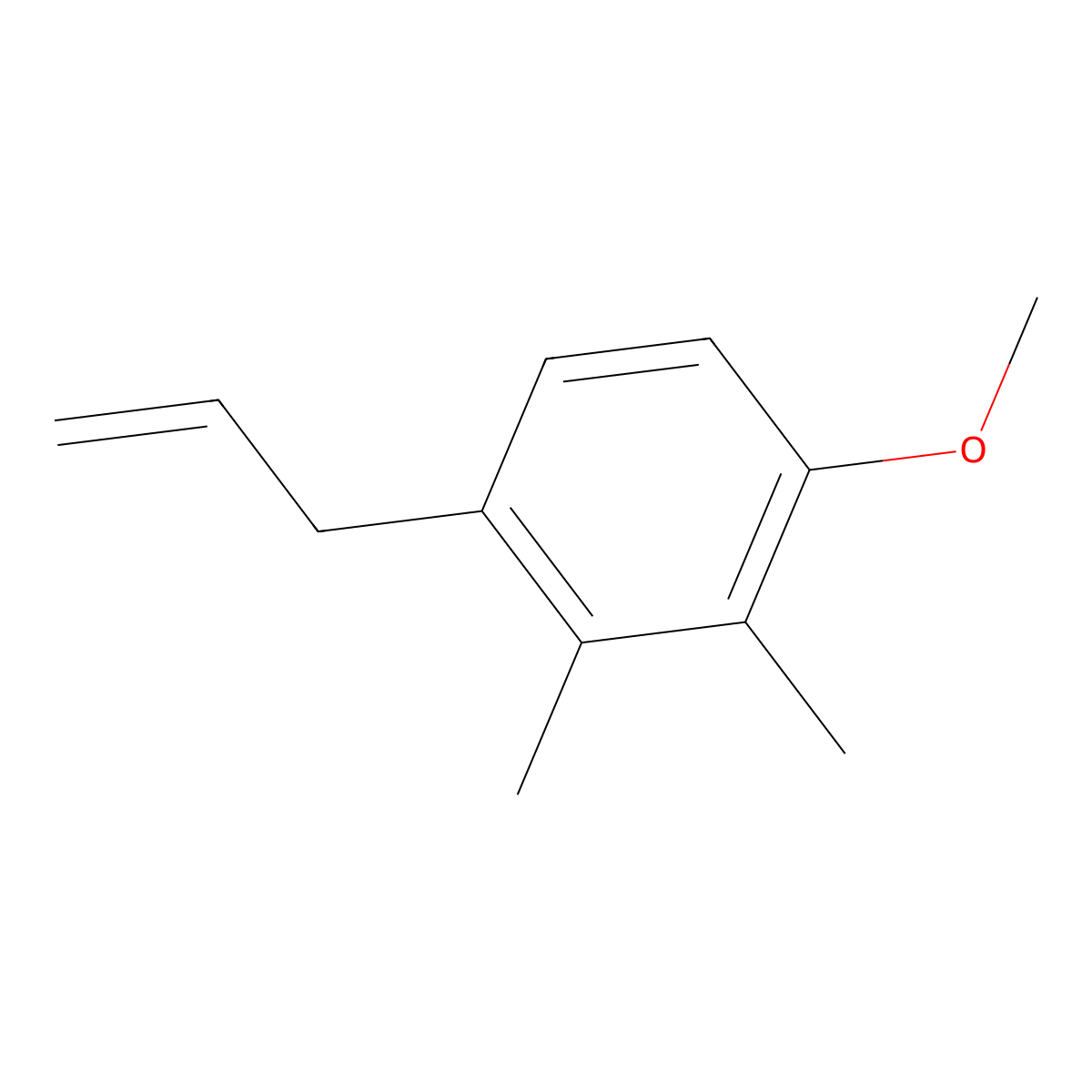 1-Allyl-4-methoxy-2,3-dimethylbenzene molecular structure, CAS 1256467-29-4